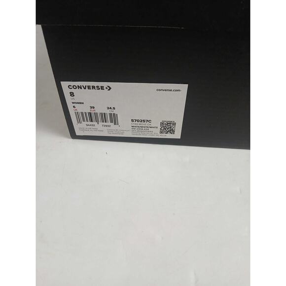 NWT Converse Women Chuck Taylor All Star Low Shoes, White-Size 8 - Picture 5 of 5